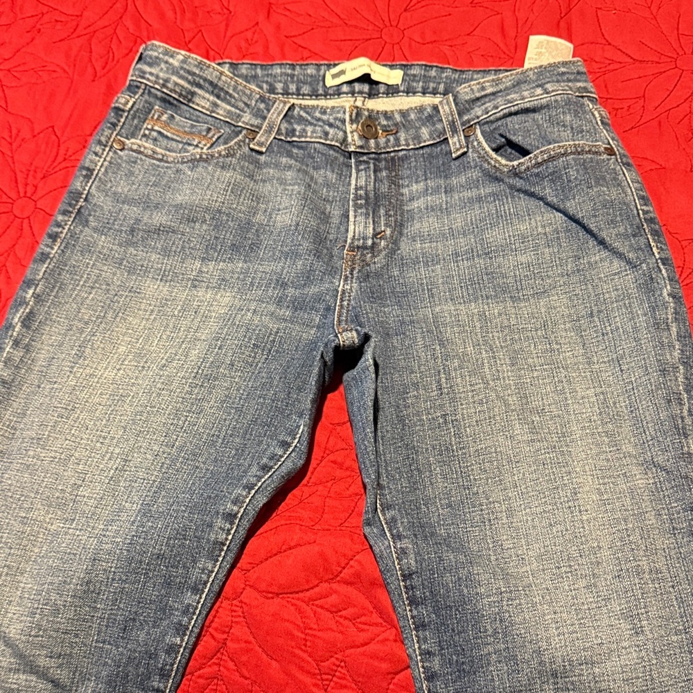 Levi Blue Mid Rise Skinny Jeans Size W30 L32 Men